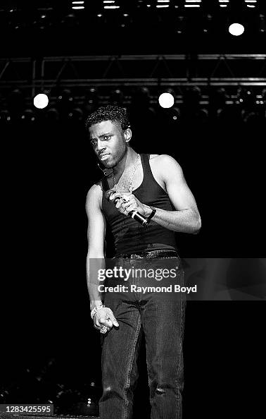 Cody Riley Singer Musician Teddy Riley of Guy performs at the Arie Crown Theater in ...