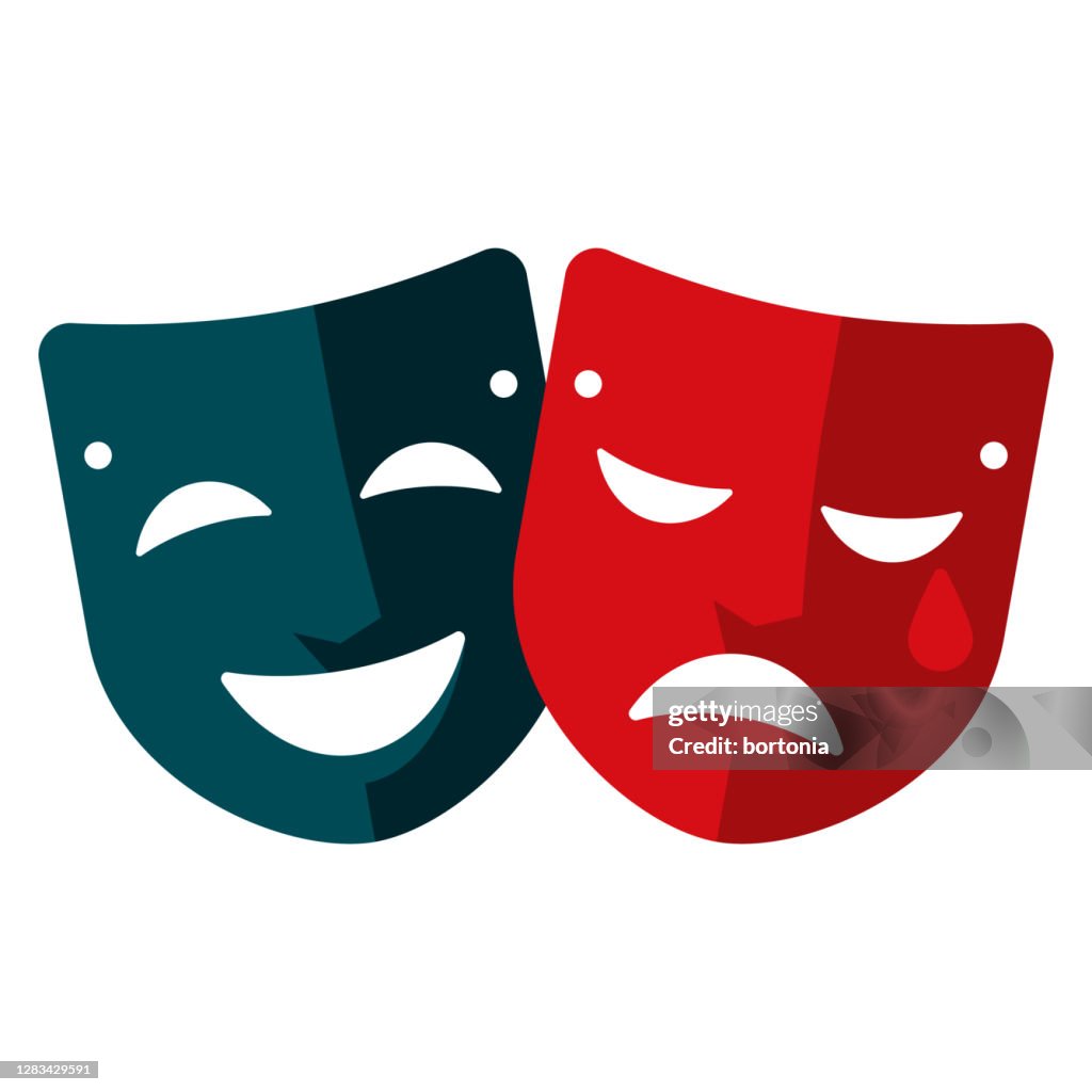 Ícone de teatro em fundo transparente