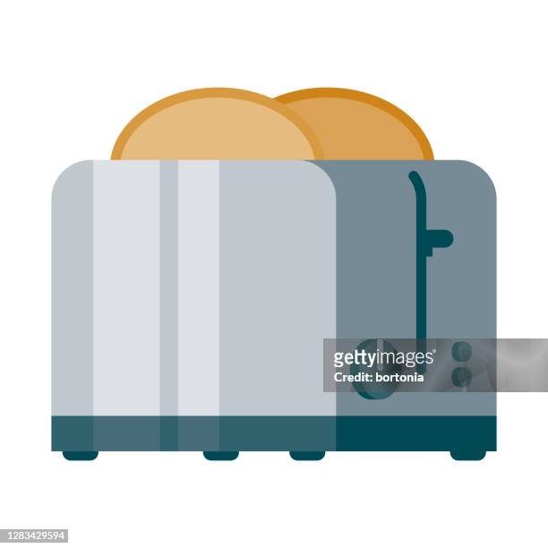 ilustraciones, imágenes clip art, dibujos animados e iconos de stock de icono de la tostadora sobre fondo transparente - toaster
