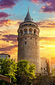 Famous Galata Tower
