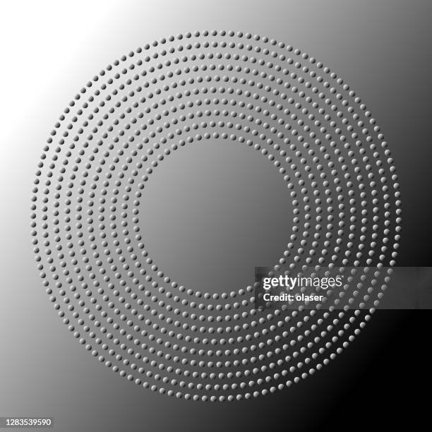 dense spheres in concentric rings - cleaning bubbles background stock illustrations