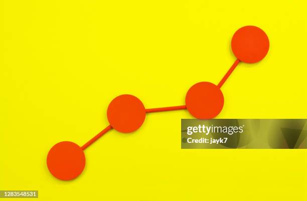 chart - vier gegenstände stock-fotos und bilder