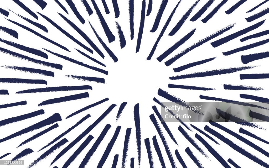 Lines Pattern Explosion Blast Explosion Lines Out Dash Paint Brushed Background High-Res Vector ...