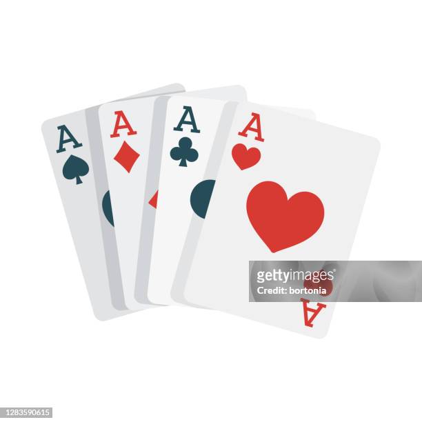card game icon on transparent background - suit stock illustrations