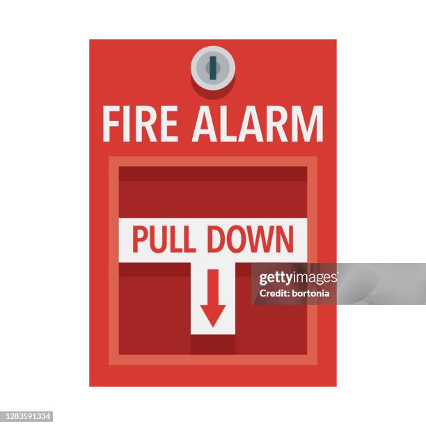 stockillustraties, clipart, cartoons en iconen met pictogram brandalarm op transparante achtergrond - sirene