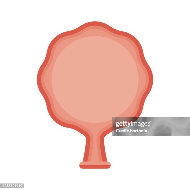 whoopee cushion icon on transparent background - fart stock illustrations