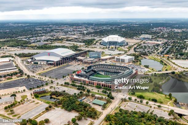 arlington texas sports complex - center position im sport stock-fotos und bilder