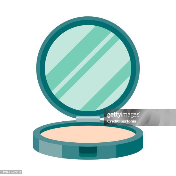 face powder icon on transparent background - face powder stock illustrations