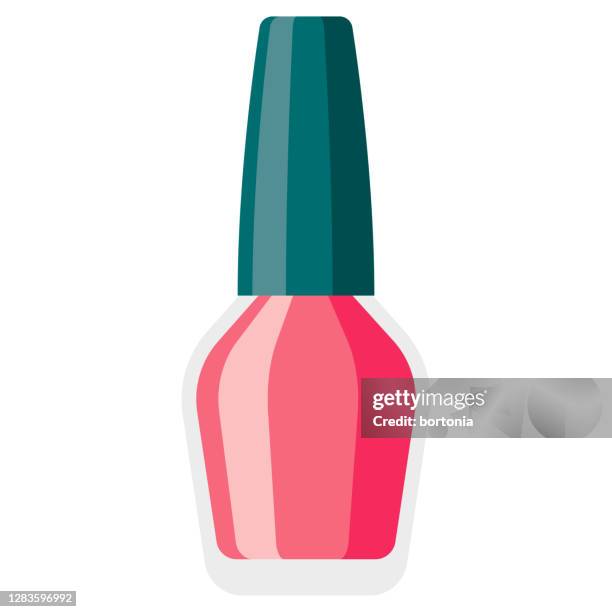 illustrazioni stock, clip art, cartoni animati e icone di tendenza di icona di nail polish su sfondo trasparente - smalto