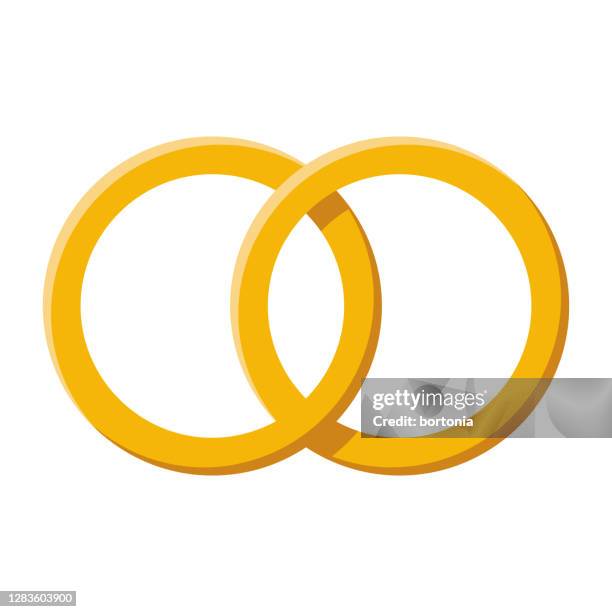 wedding rings icon on transparent background - honeymoon icon stock illustrations