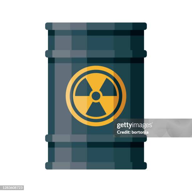 ilustraciones, imágenes clip art, dibujos animados e iconos de stock de icono de barril de residuos tóxicos sobre fondo transparente - señal de advertencia radioactiva