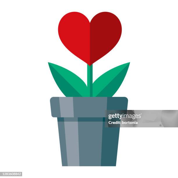 love icon on transparent background - charity pot stock illustrations