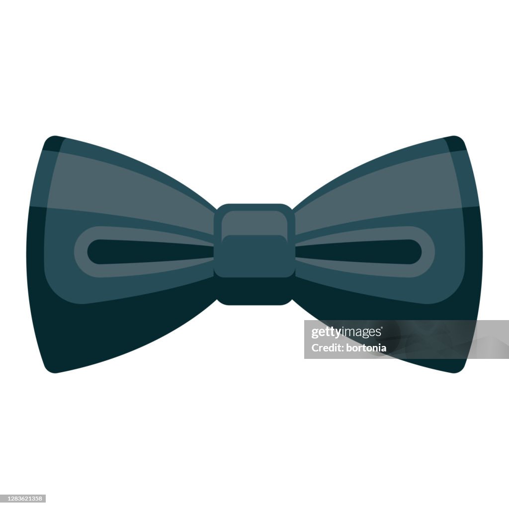 Black Tie Icon on Transparent Background