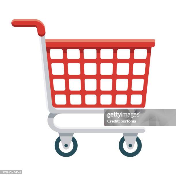shopping-sucht-symbol auf transparentem hintergrund - einkaufswagen freisteller stock-grafiken, -clipart, -cartoons und -symbole