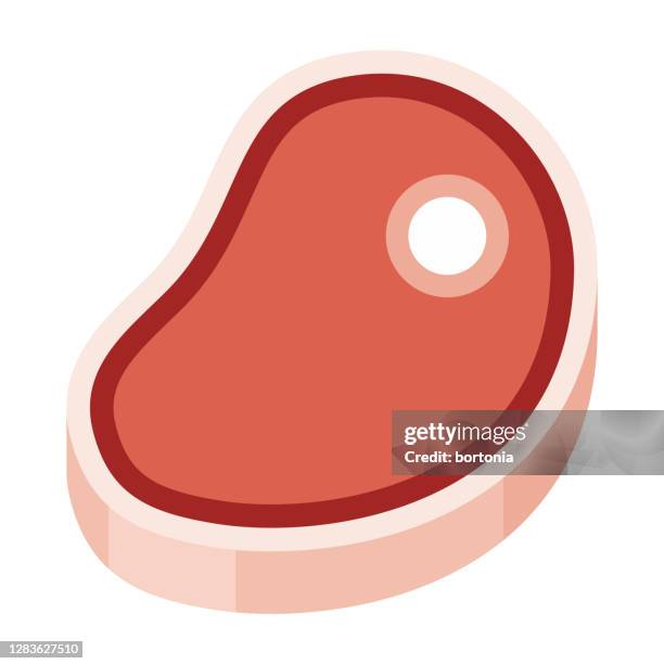 steak icon on transparent background - fondue stock illustrations