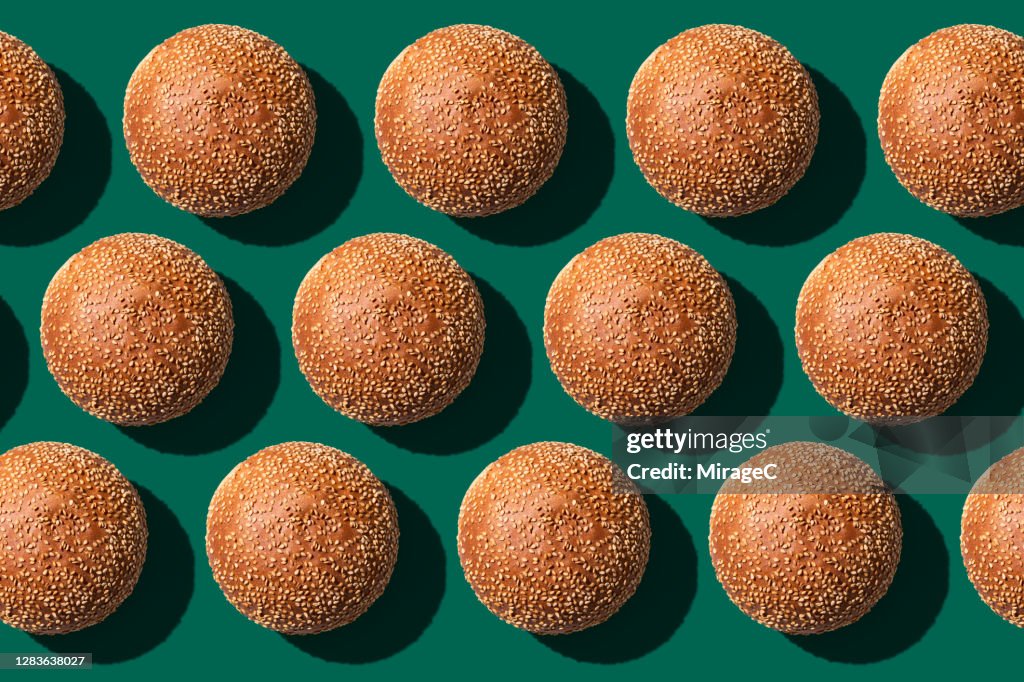Burger Bun Arrangement Pattern