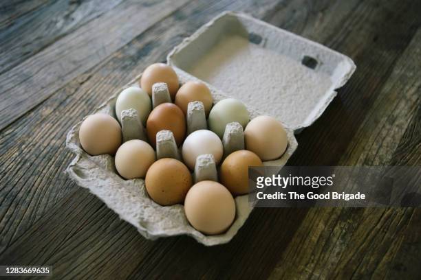 still life of organic eggs - animal egg stock pictures, royalty-free photos & images