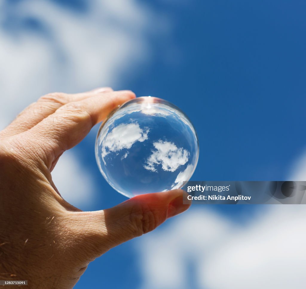 The sky in a glass ball