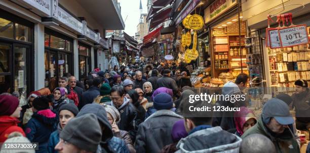 mahmutpasa district of istanbul turkey - population explosion stock pictures, royalty-free photos & images