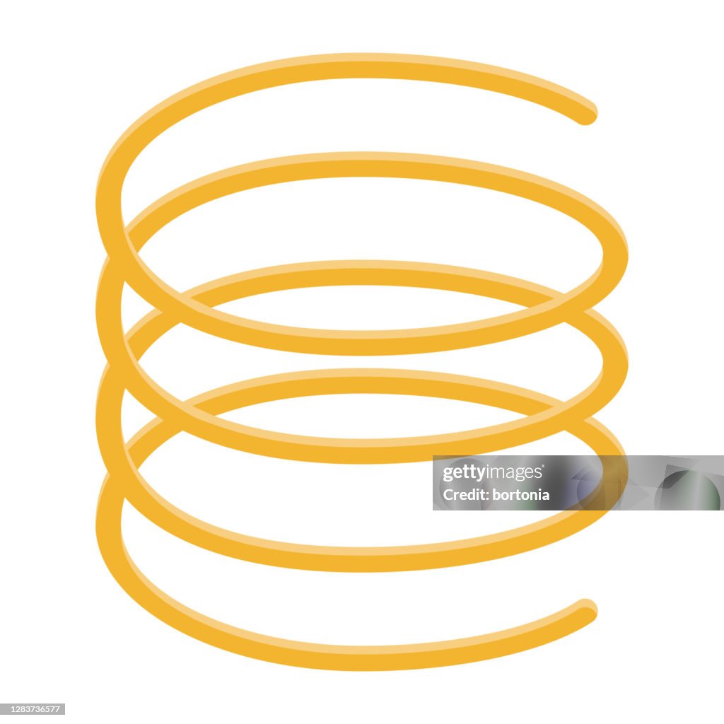 Capellini Pasta Icoon op transparante achtergrond