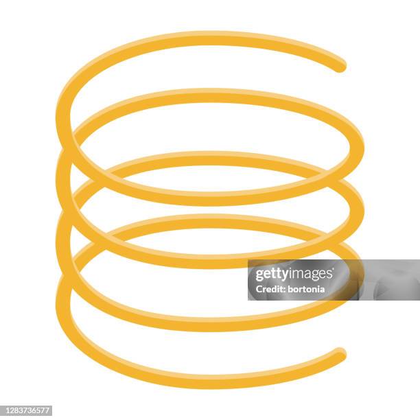 capellini pasta icon on transparent background - angel hair pasta stock illustrations