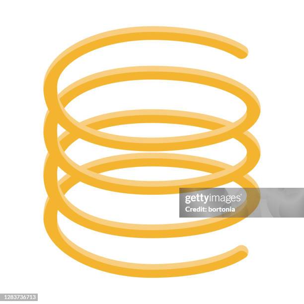 spaghetti pasta icon on transparent background - spaghetti isolated stock illustrations
