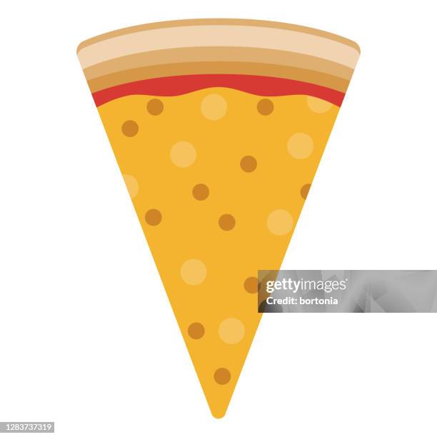cheese pizza icon on transparent background - cheese pizza stock illustrations