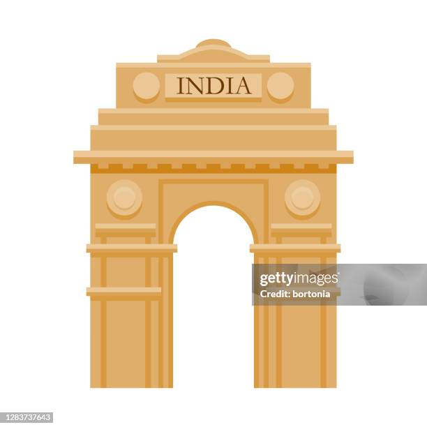 透明背景上的印度門圖示 - india gate 幅插畫檔、美工圖案、卡通及圖標