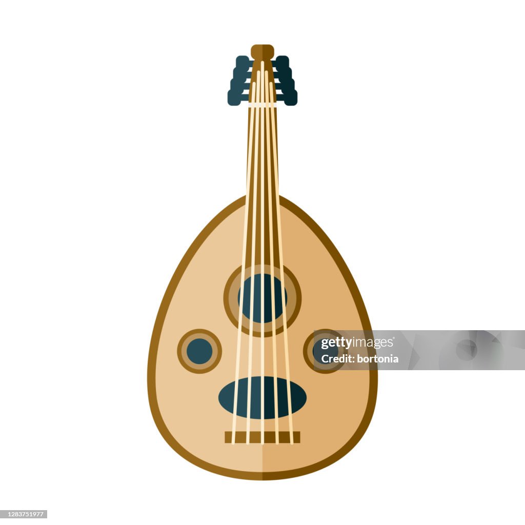Oud Icon on Transparent Background