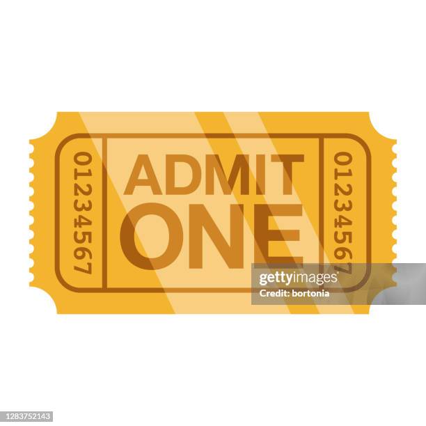 ticket icon on transparent background - golden ticket stock illustrations