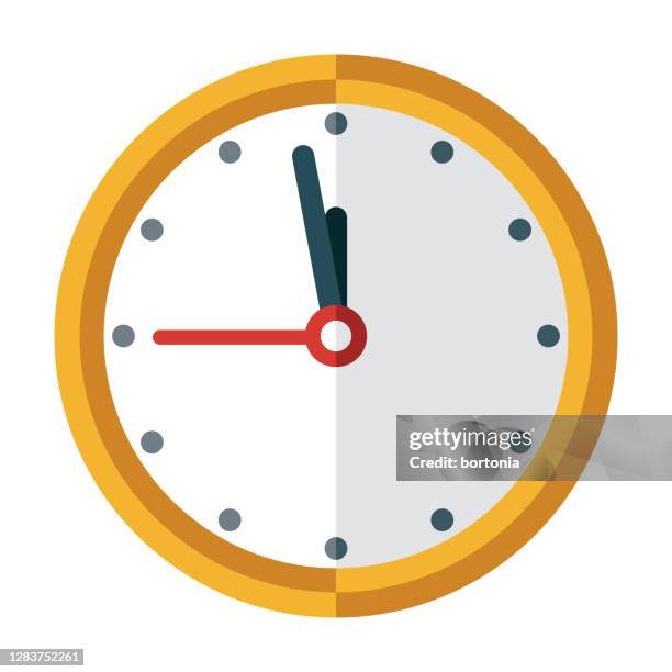 new year's eve countdown icon on transparent background - clock icon stock illustrations