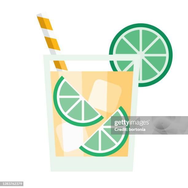 caipirinha icon on transparent background - cachaça stock illustrations