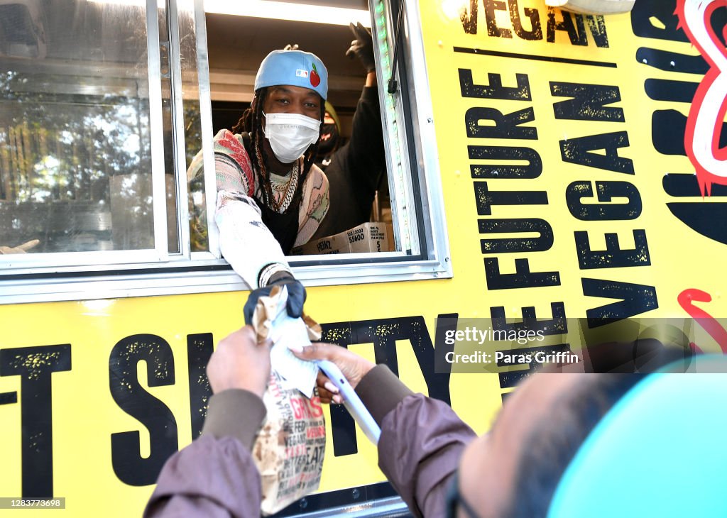 Offset Surprises Voters With Pop-Up Concert