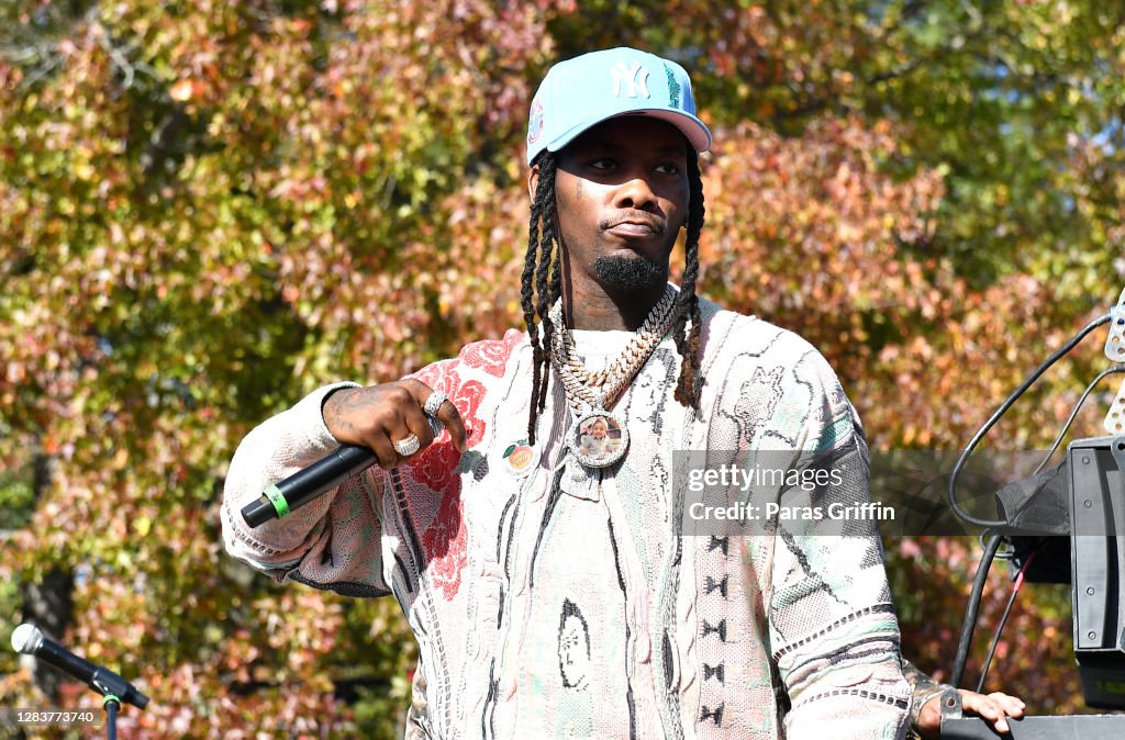 Offset Surprises Voters With Pop-Up Concert