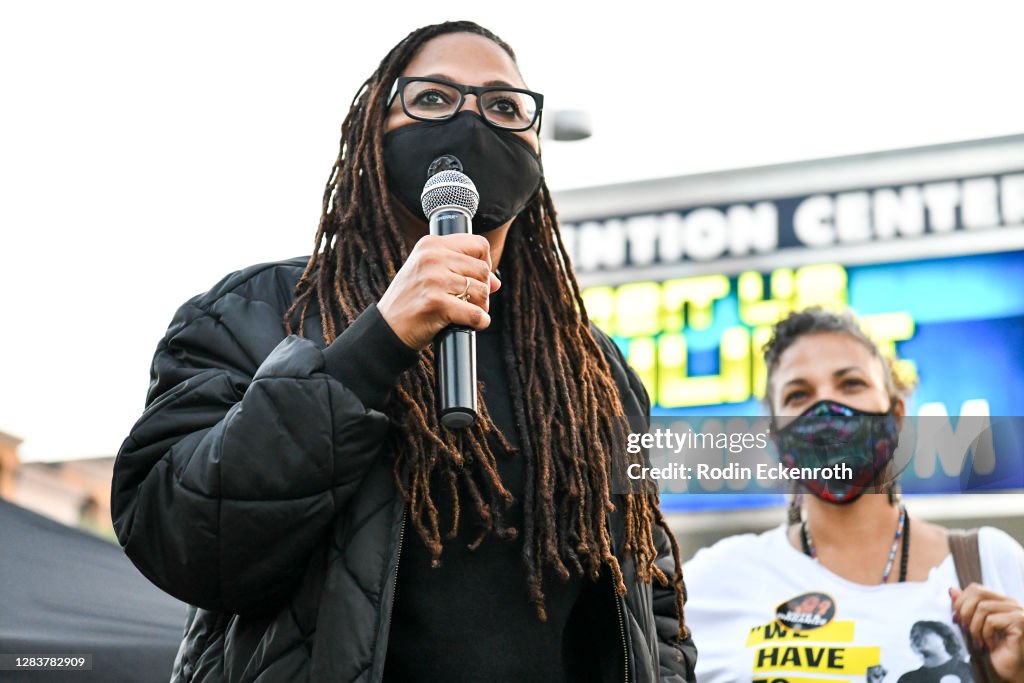 Black Lives Matter Los Angeles Hosts Election Day Marathon Party At The Polls