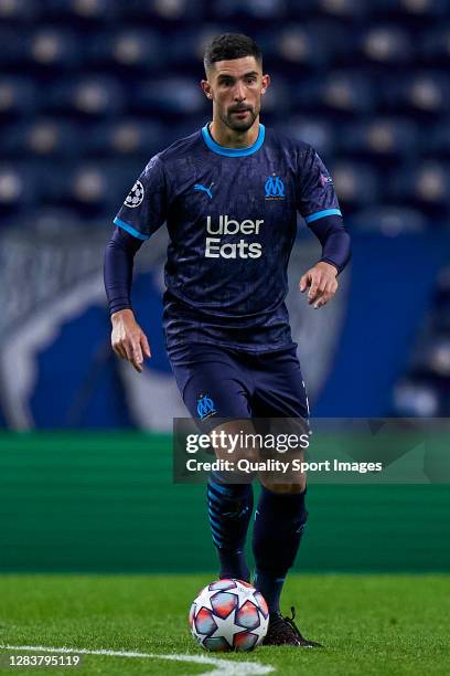 Alvaro Gonzalez of Olympique de Marseille in action during the UEFA Champions League Group C stage match between FC Porto and Olympique de Marseille...