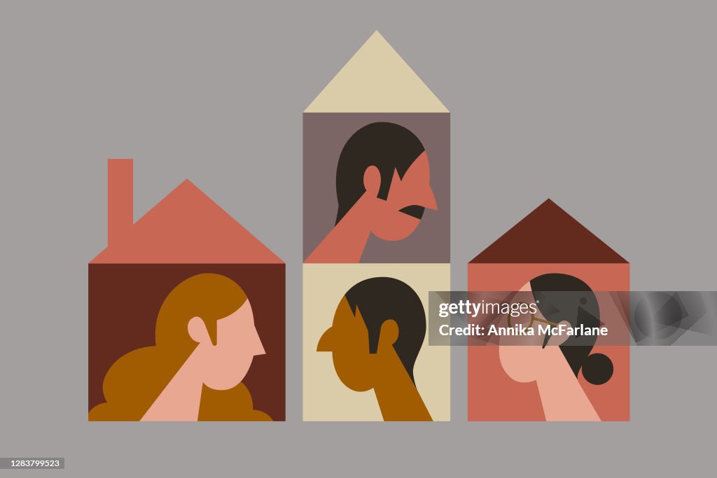 Friends and Neighbours Missing Each Other in Separate Homes