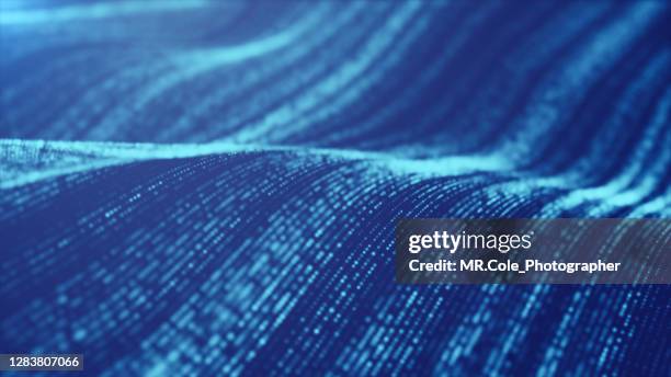 3d rendering of motion abstract background 3d rendering, data wave line infinite loop for business science and technology - cyber attack background stock pictures, royalty-free photos & images