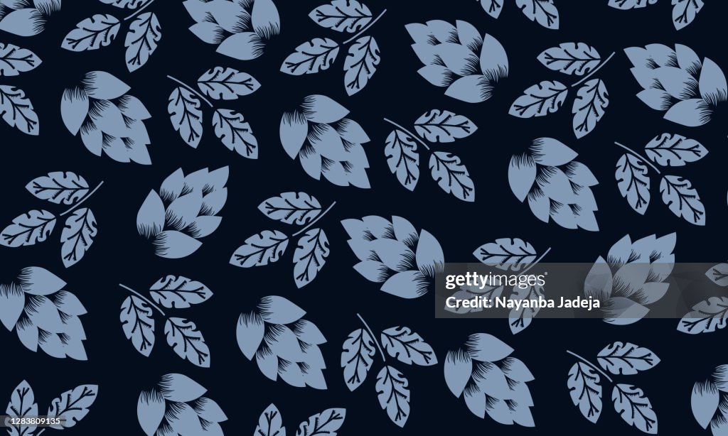 Ilustração de estoque vector hops pattern