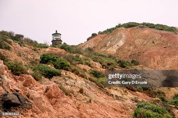 gayhead light, marthas vineyard - ma stock pictures, royalty-free photos & images