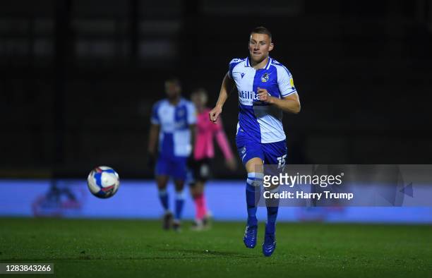 Alfie Kilgour of Bristol Rovers during the Sky Bet League One match between Bristol Rovers and Peterborough United at the Memorial Stadium on...