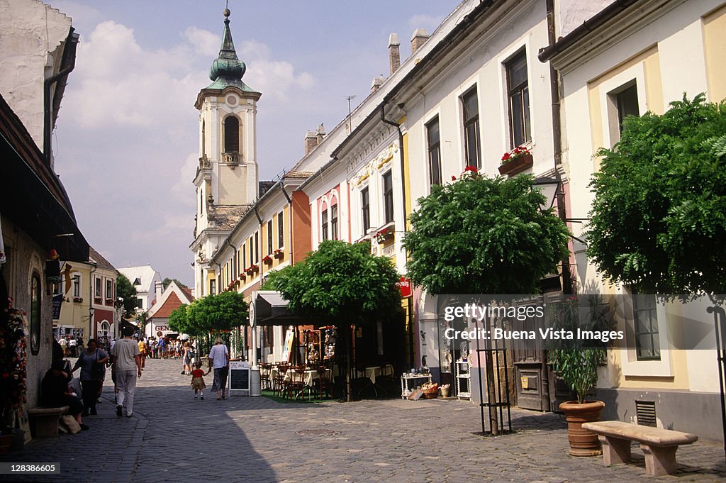 The scenic village of Szentendre, outside Budapest