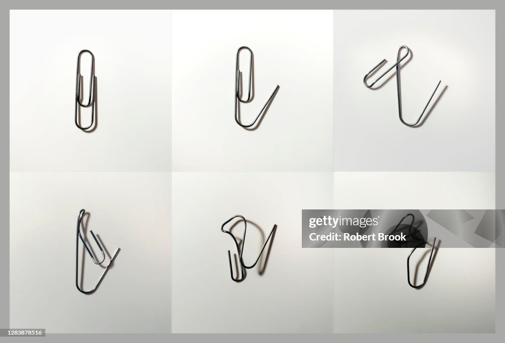 Paperclip Not Rounded Fun With A Paper Clip High-Res Stock Photo - Getty Images