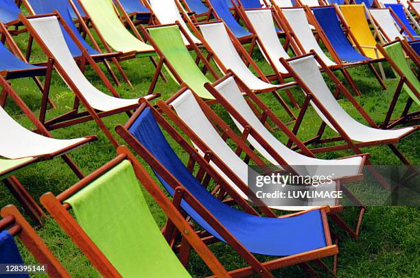 lounge chairs - outdoor chair stock illustrations