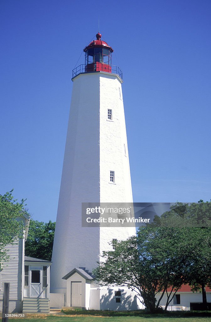 NJ, Jersey Shore, Sandy Hook Lighthouse