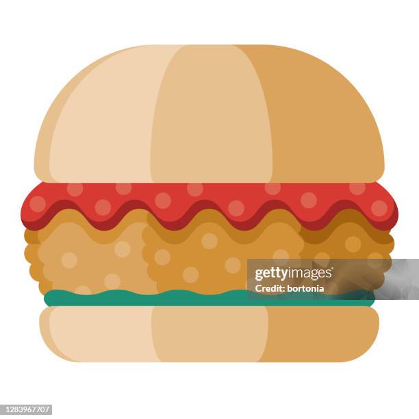vada pav icon on transparent background - fritter stock illustrations
