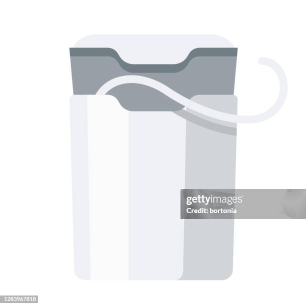 floss icon on transparent background - floss isolated stock illustrations