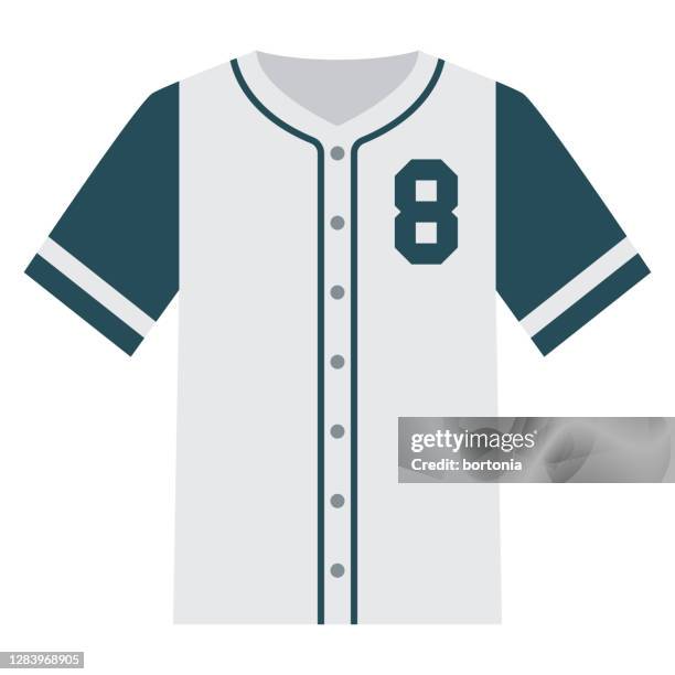 ilustraciones, imágenes clip art, dibujos animados e iconos de stock de icono de jersey de béisbol sobre fondo transparente - baseball strip