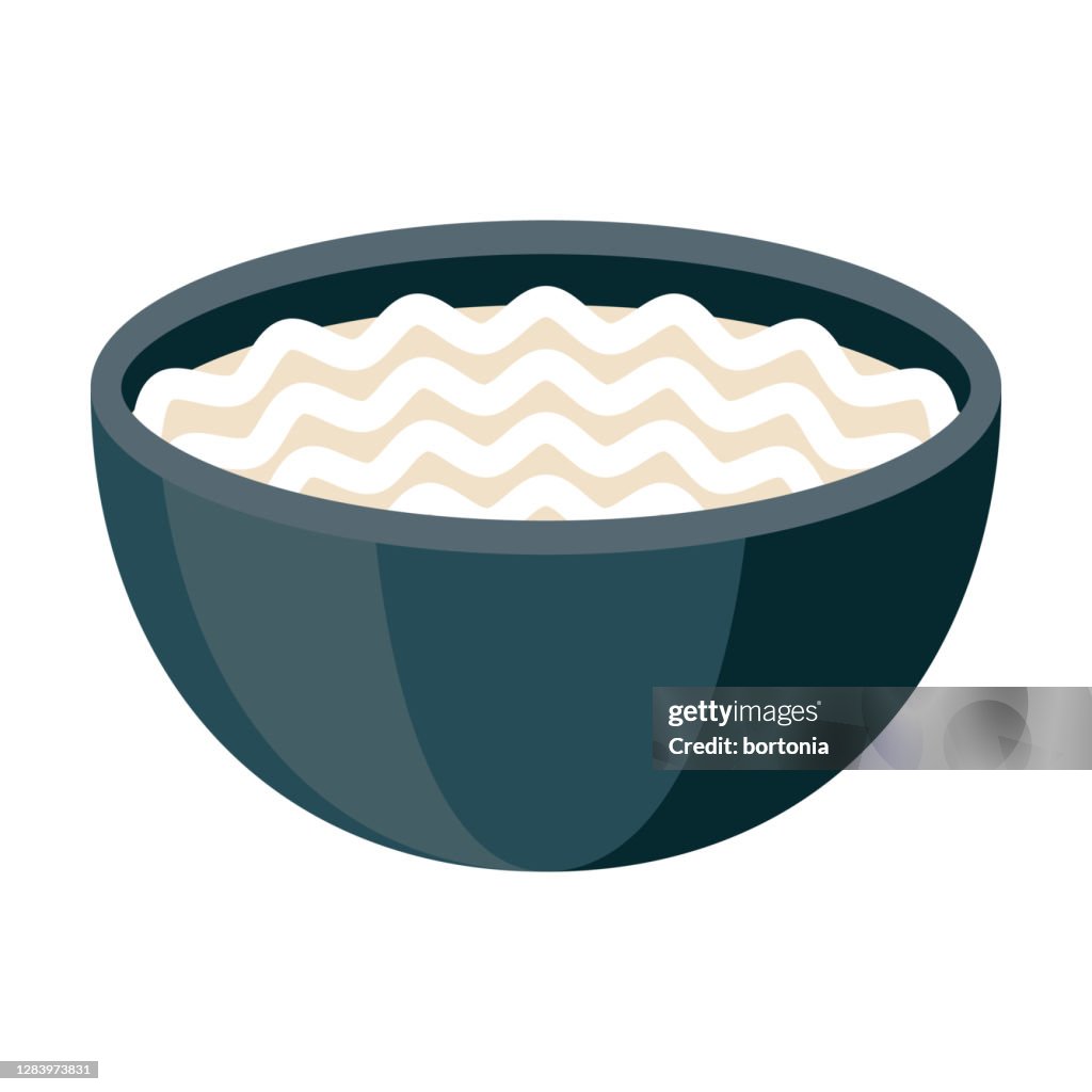 Shirataki Noodles Icon on Transparent Background