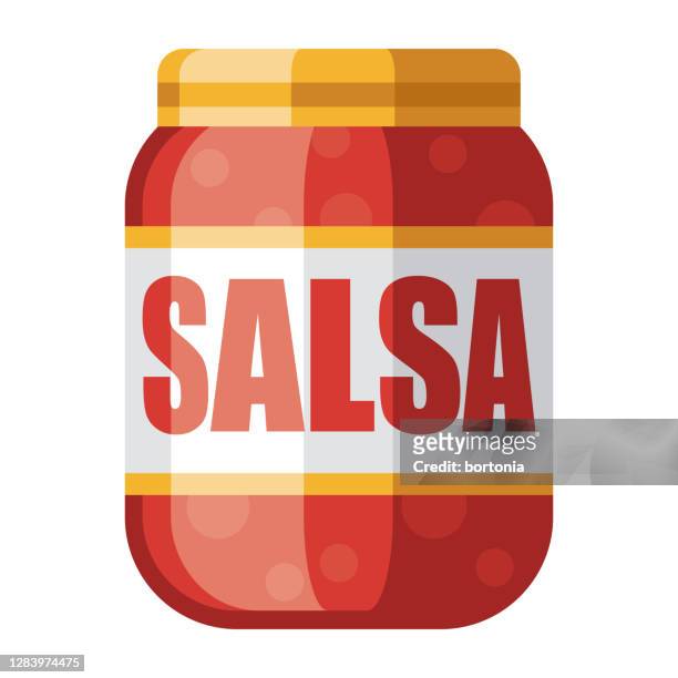 salsa-symbol auf transparentem hintergrund - tomatensoße stock-grafiken, -clipart, -cartoons und -symbole